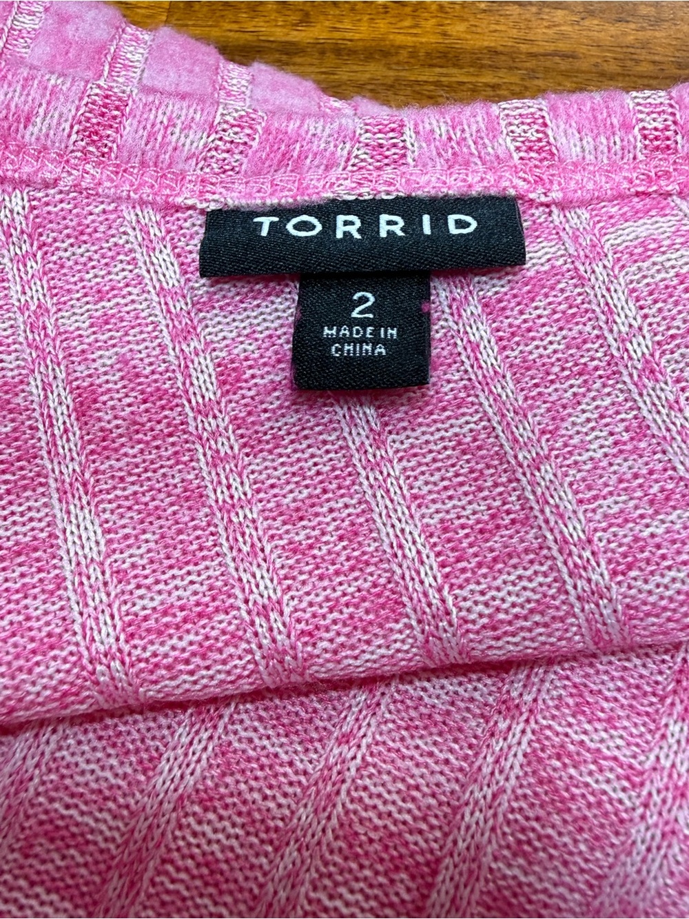 Torrid Off-Shoulder Super Soft Plush Wide Rib Sweater - Picture 3 of 5